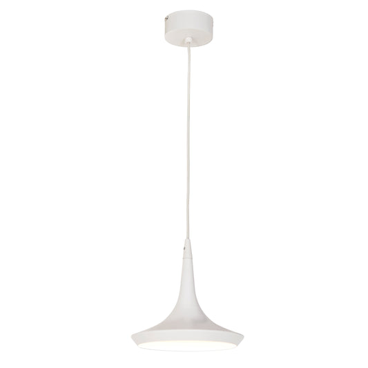 LED Pendelleuchte "OSLO" Ø: 22cm weiß
