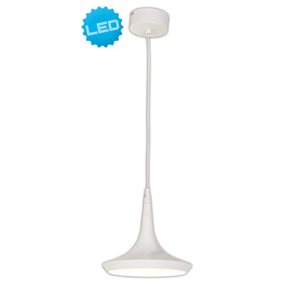 LED Pendelleuchte "OSLO" Ø: 22cm weiß