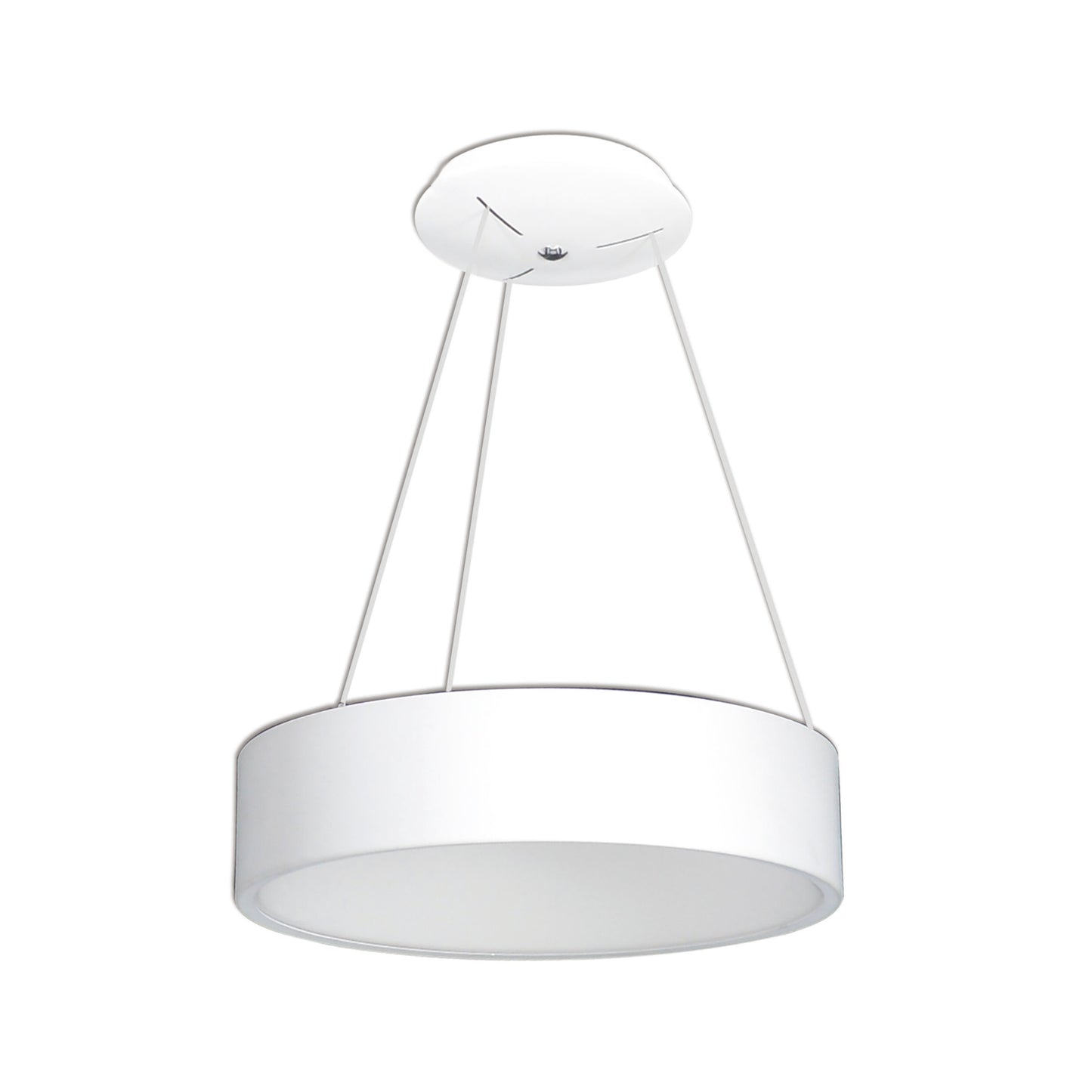 LED Pendelleuchte "CARLA" Ø:45cm weiß