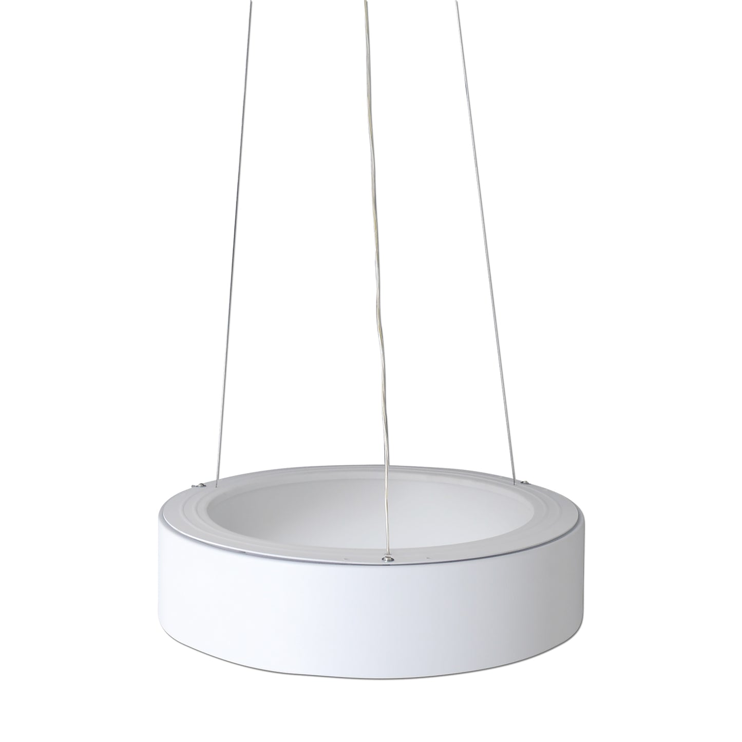 LED Pendelleuchte "CARLA" Ø:45cm weiß