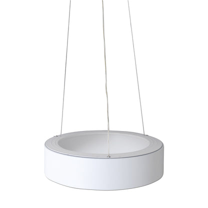 LED Pendelleuchte "CARLA" Ø:45cm weiß
