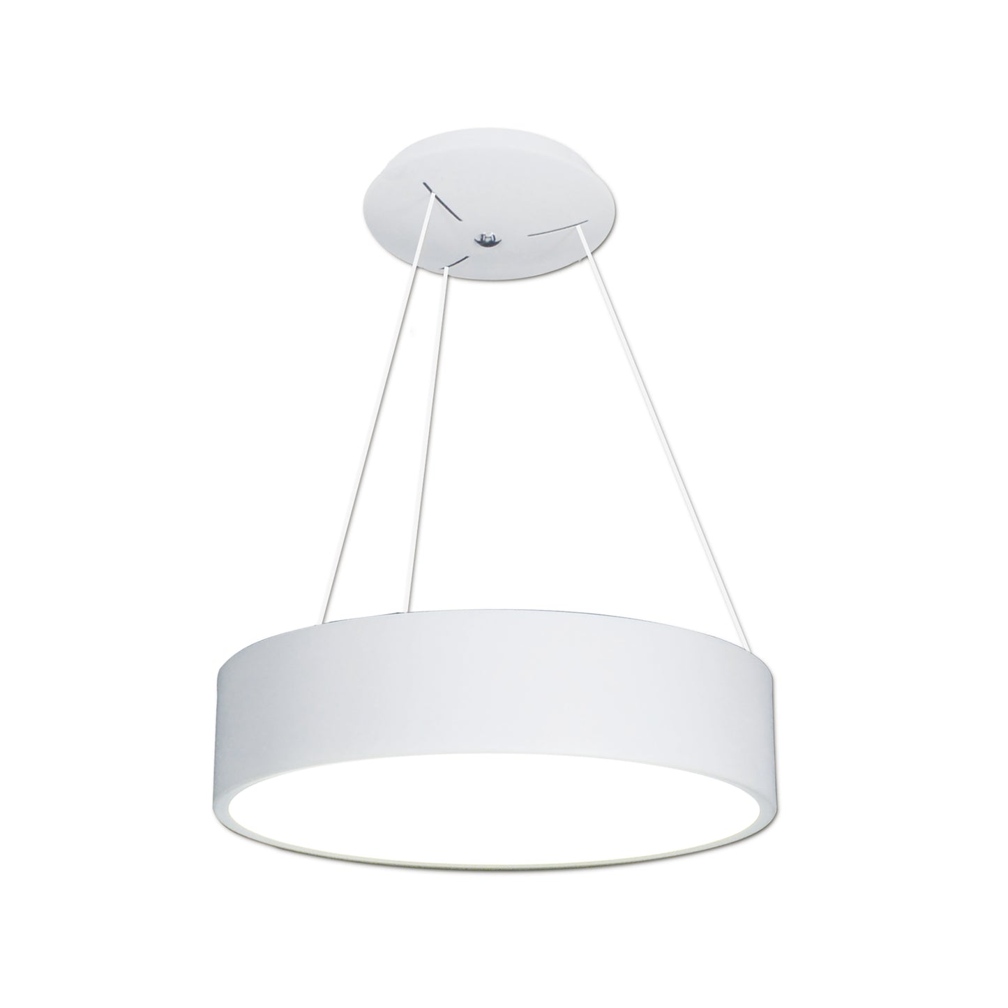 LED Pendelleuchte "CARLA" Ø:45cm weiß