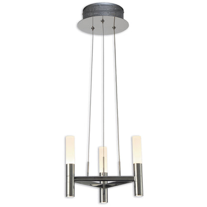 LED-Krone 3flg. d: 28,4cm Up/Down "CASTLE"
