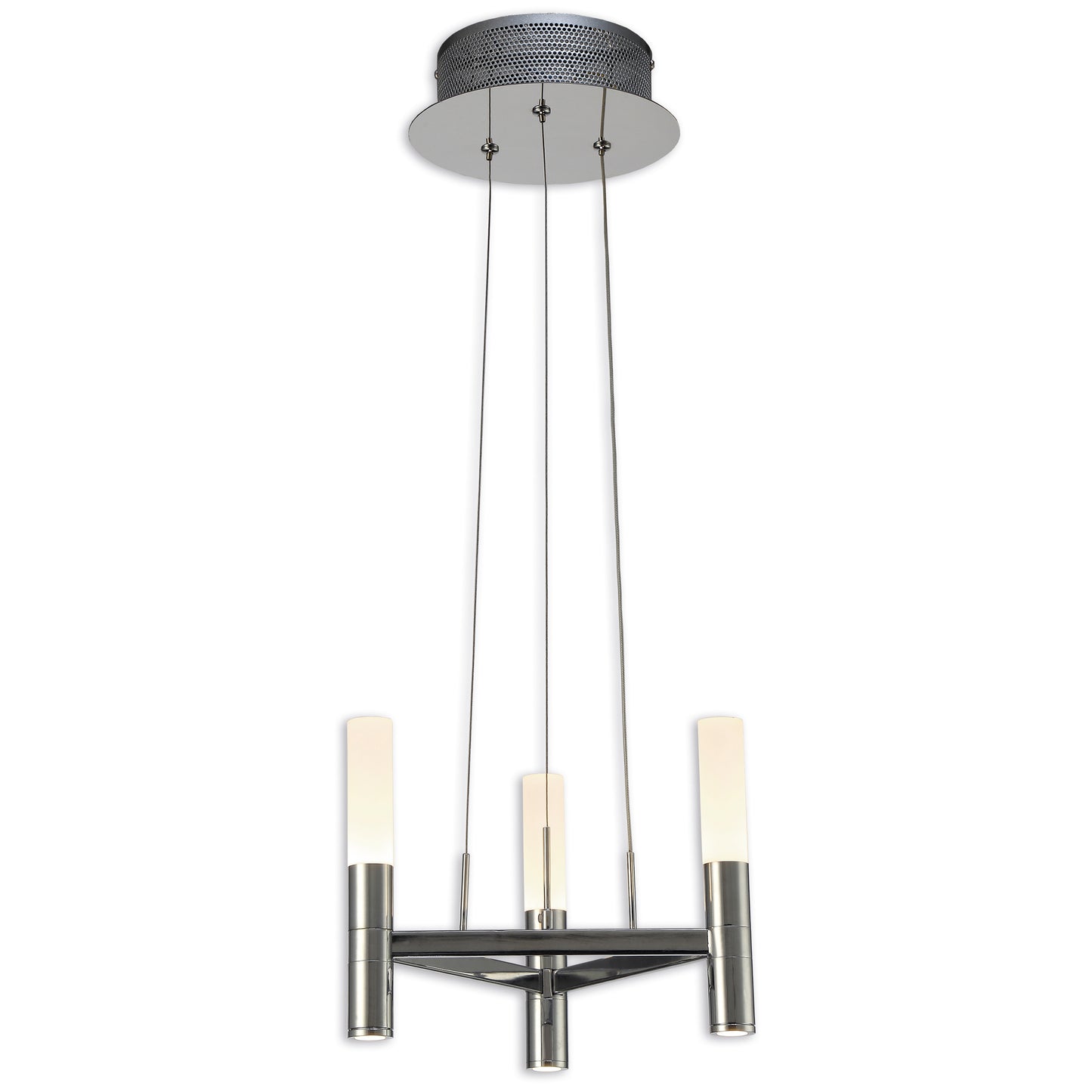 LED-Krone 3flg. d: 28,4cm Up/Down "CASTLE"