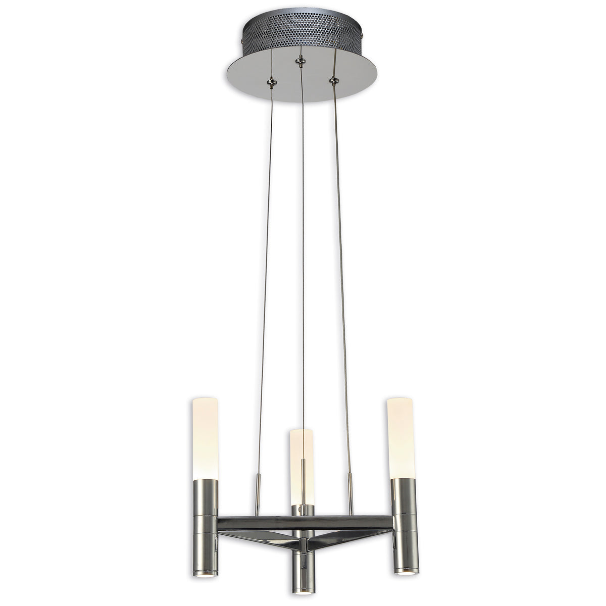 LED-Krone 3flg. d: 28,4cm Up/Down "CASTLE"