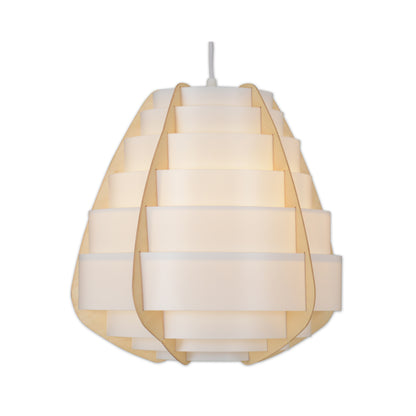 Pendelleuchte "MALMÖ" Ø: 37cm natur
