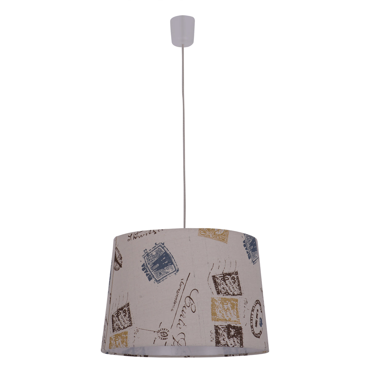 Textil-Pendelleuchte "PRINT"