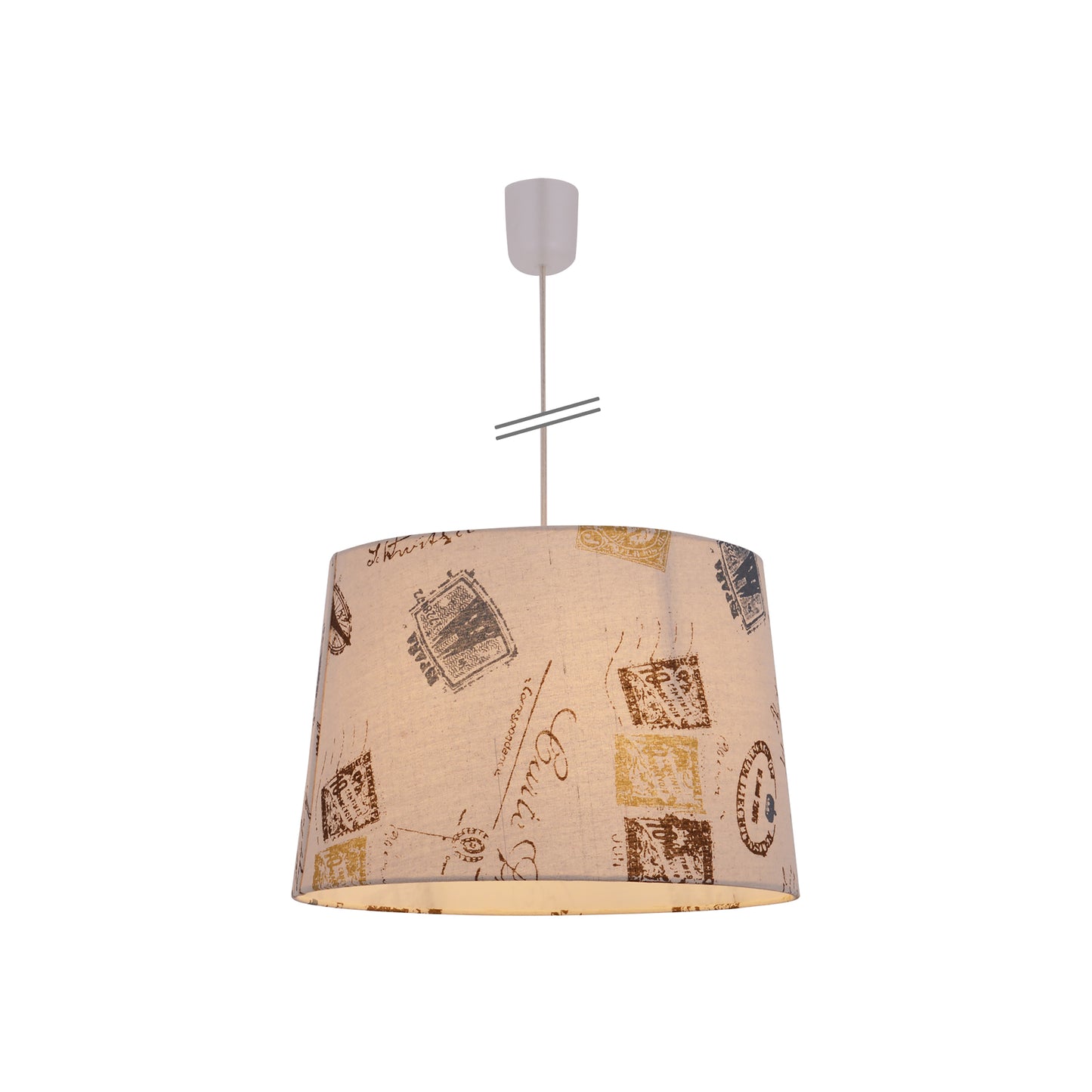 Textil-Pendelleuchte "PRINT"