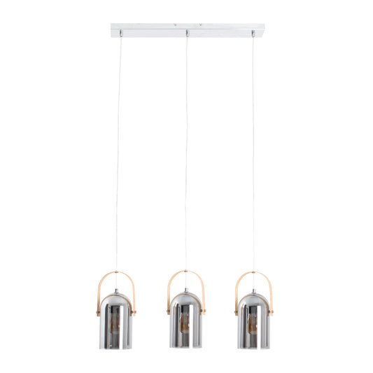 3er Pendelleuchte "VIDRIO" l: 58cm