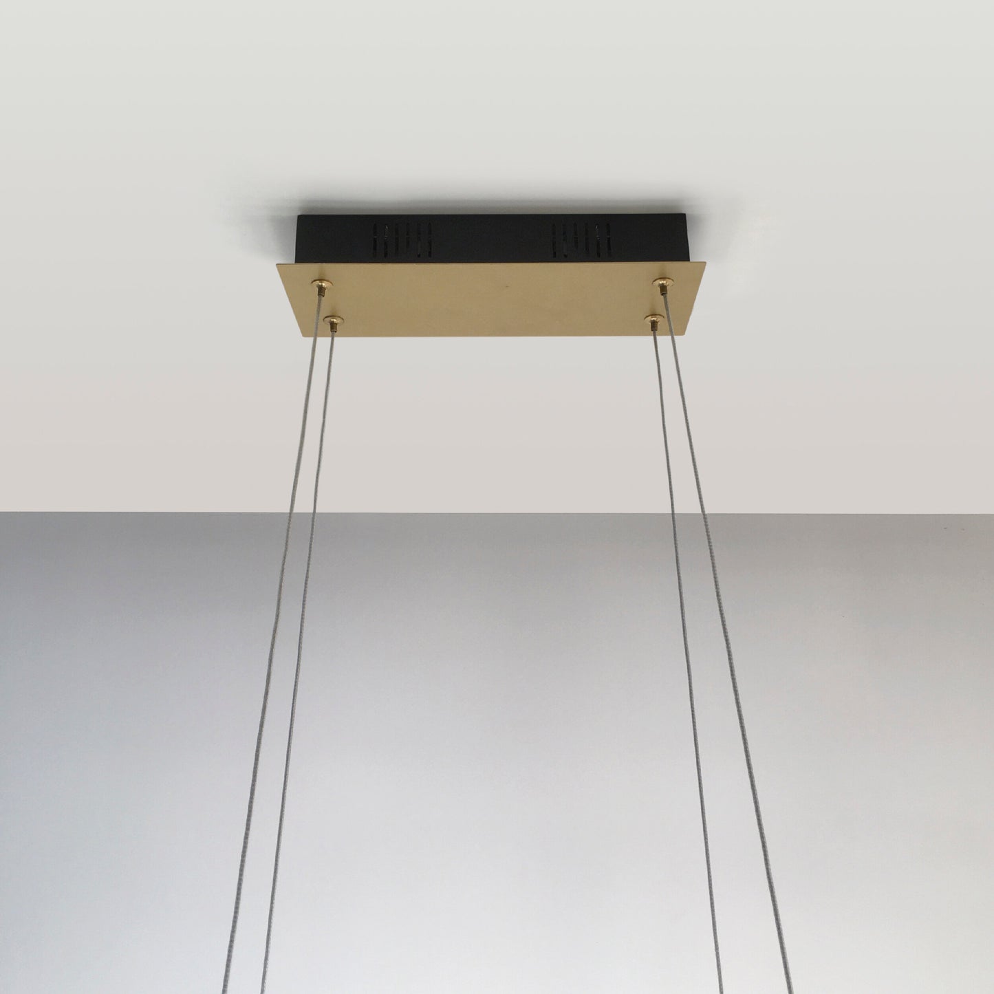 LED Pendelleuchte "CADICE" l: 100cm gold