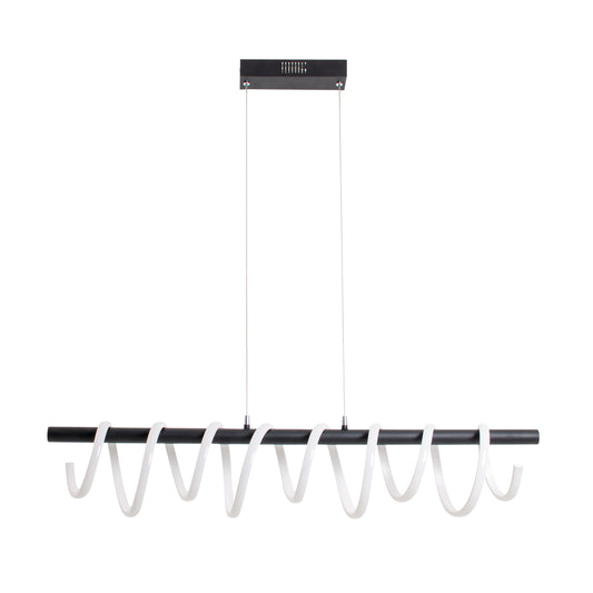 LED Pendelleuchte "BELLEZA" L: 100cm schwarz