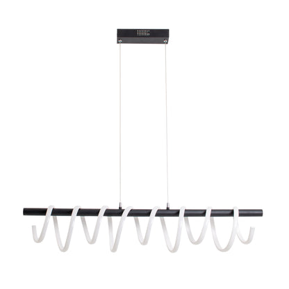 LED Pendelleuchte "BELLEZA" L: 100cm schwarz
