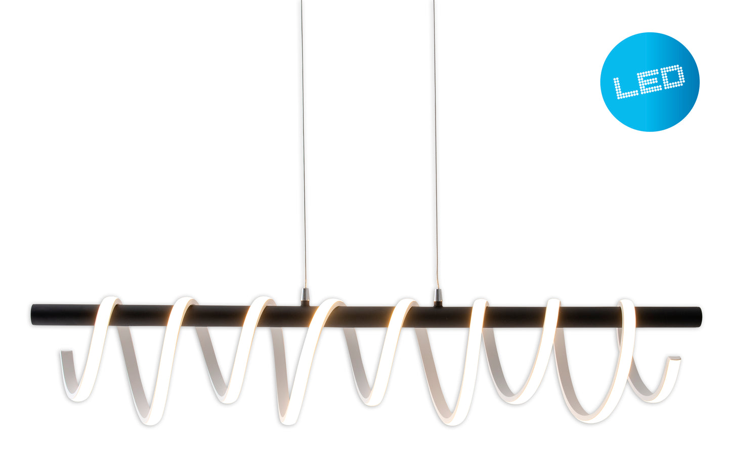 LED Pendelleuchte "BELLEZA" L: 100cm schwarz