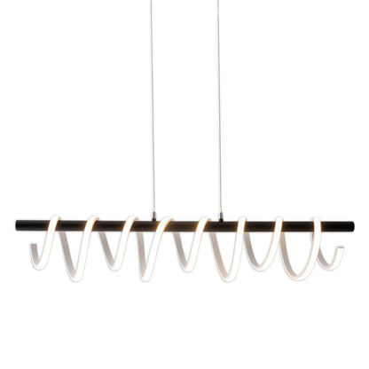 LED Pendelleuchte "BELLEZA" L: 100cm schwarz