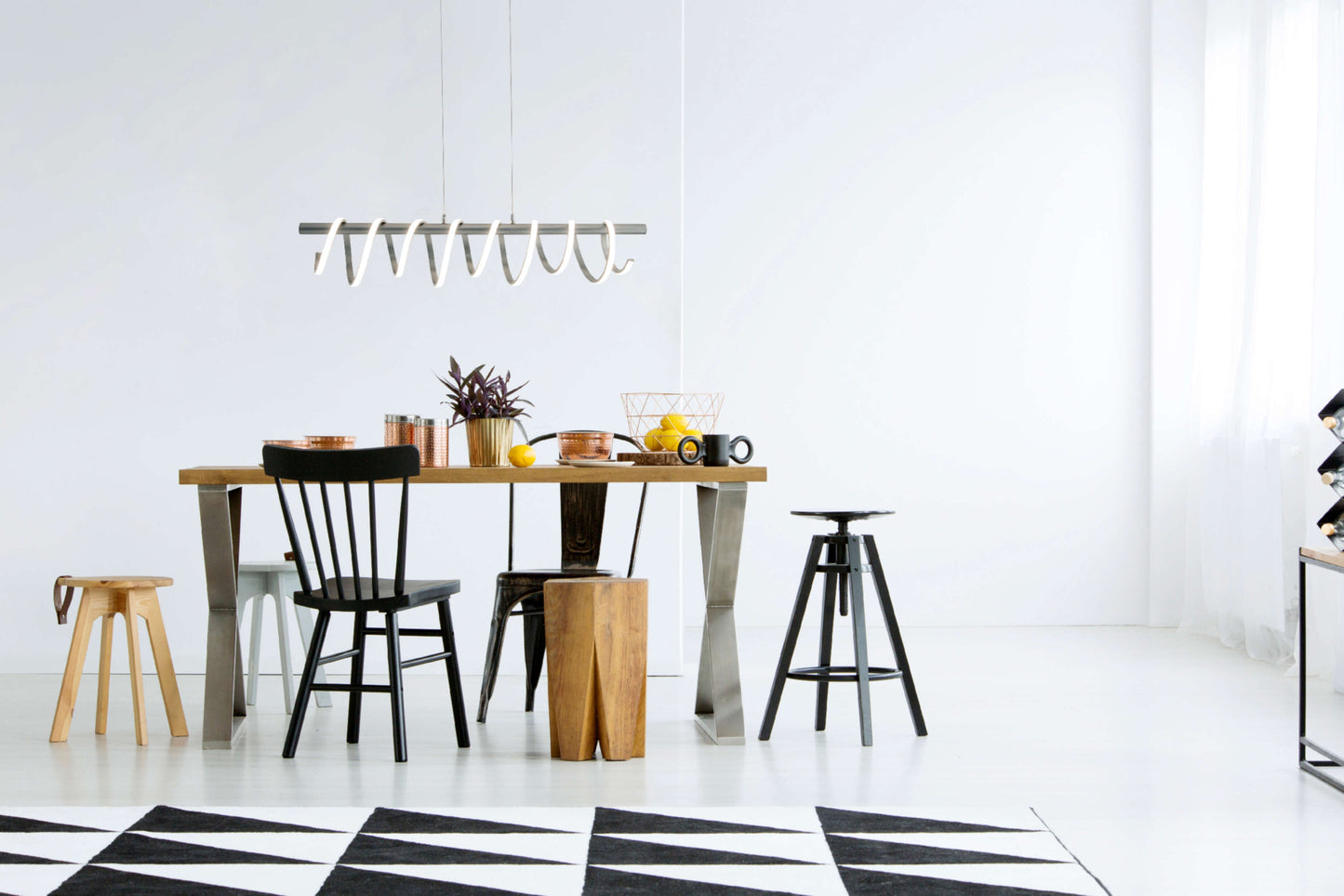 LED Pendelleuchte "BELLEZA" L: 100cm
