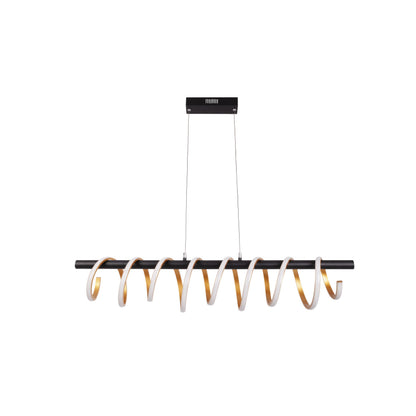 LED Pendelleuchte "BELLEZA" L: 100cm gold