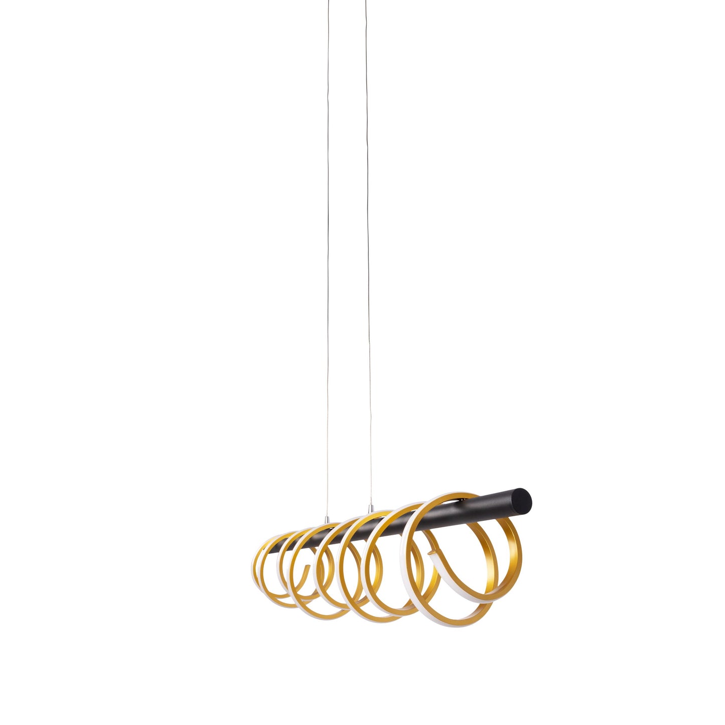 LED Pendelleuchte "BELLEZA" L: 100cm gold