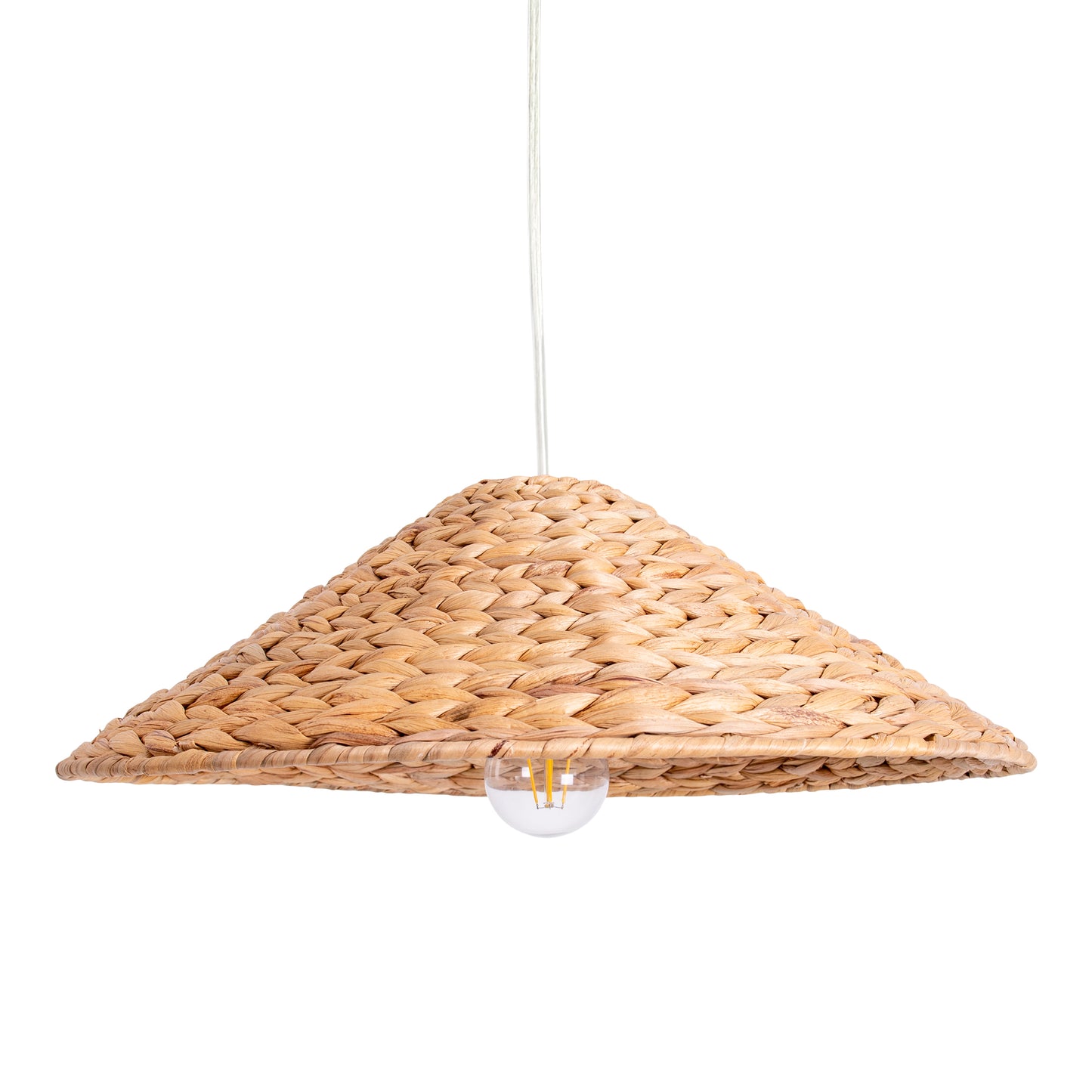 Korb-/Pendelleuchte Ø: 45cm natur