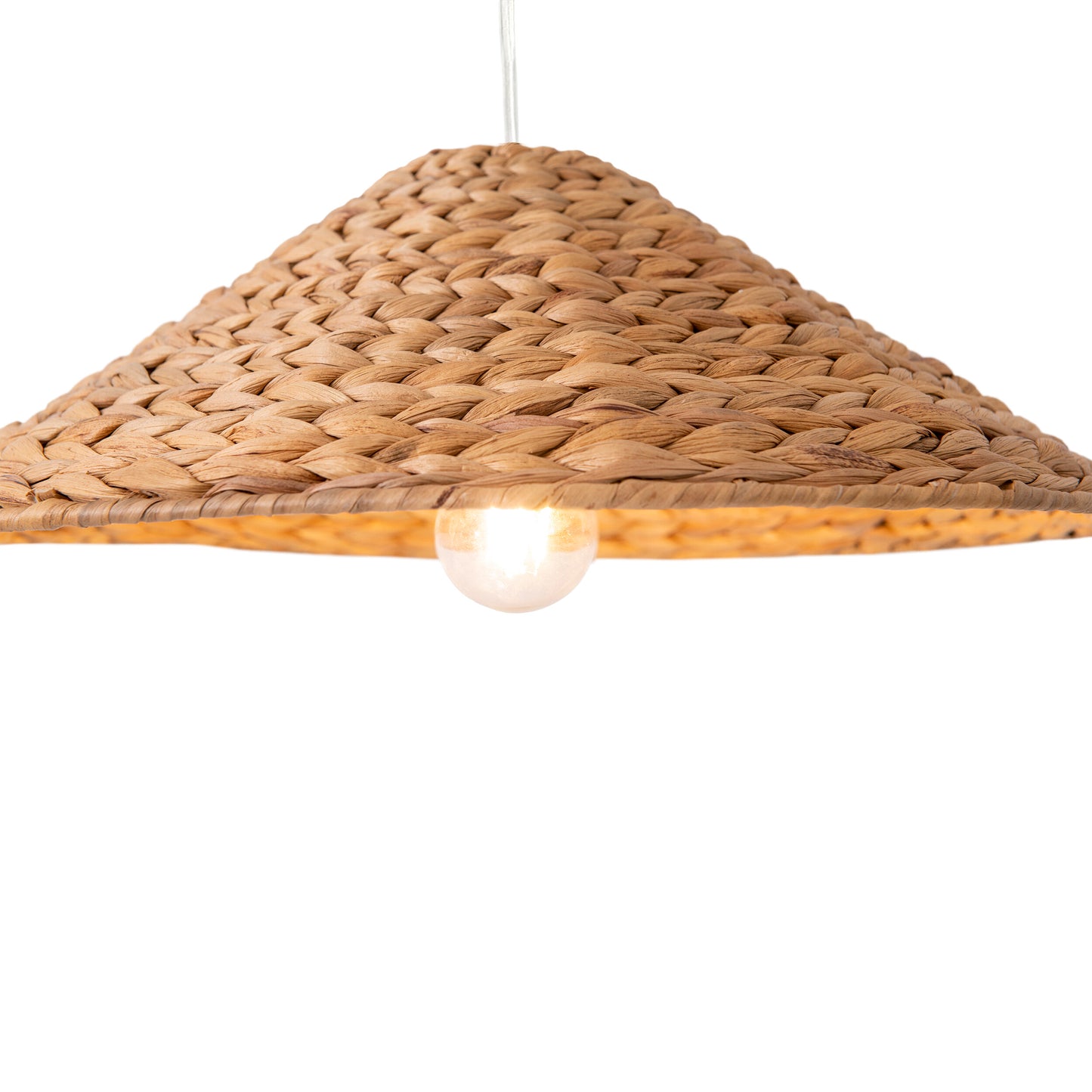 Korb-/Pendelleuchte Ø: 45cm natur