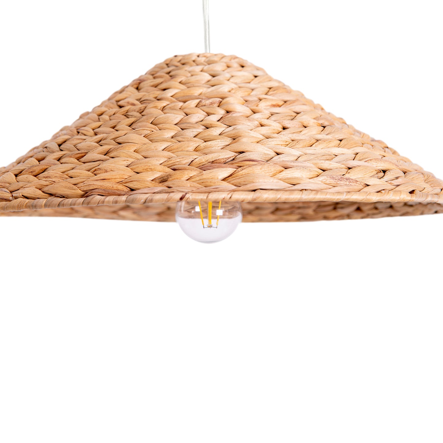 Korb-/Pendelleuchte Ø: 45cm natur