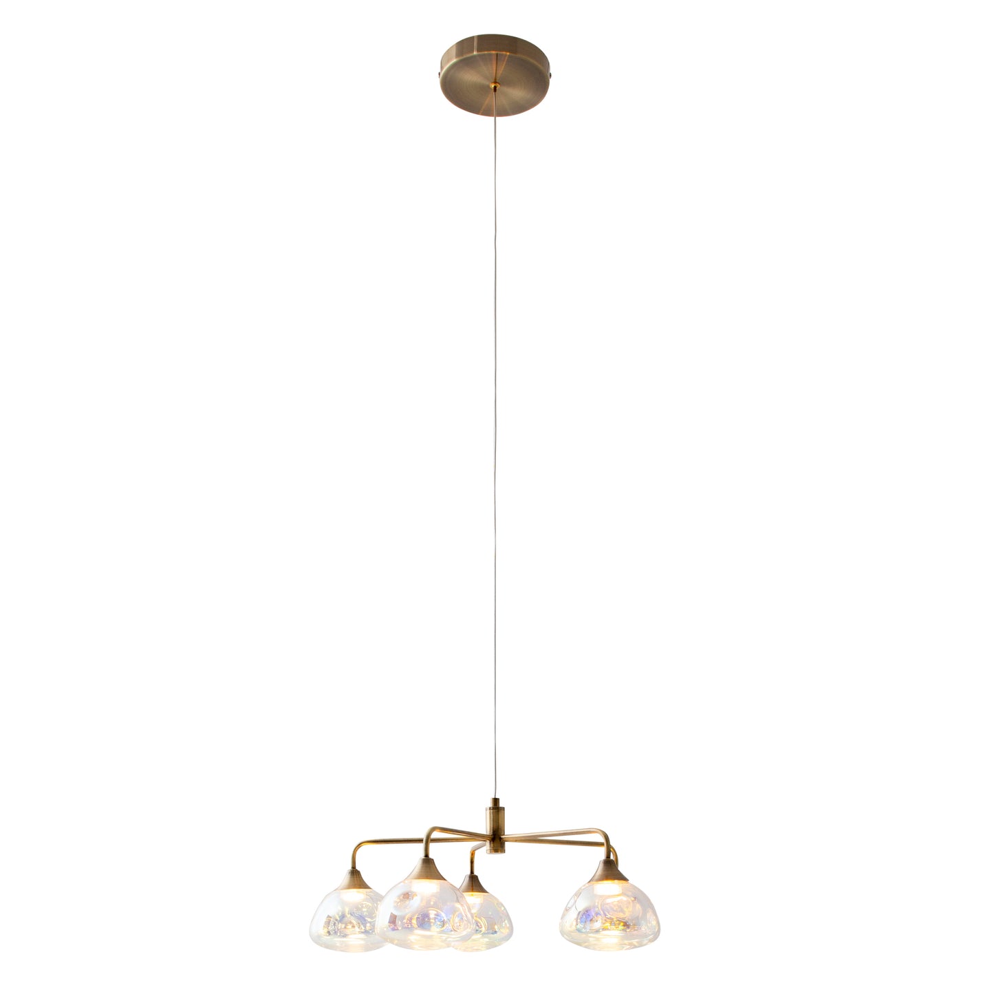 5flg. LED Pendelleuchte "VARNA" Ø: 50cm