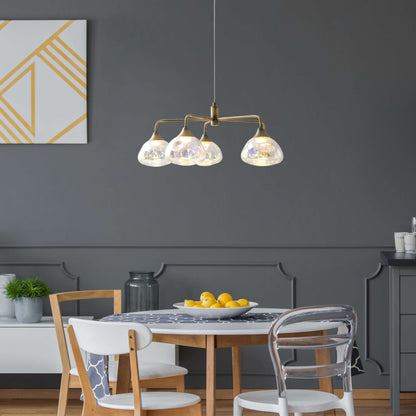 5flg. LED Pendelleuchte "VARNA" Ø: 50cm