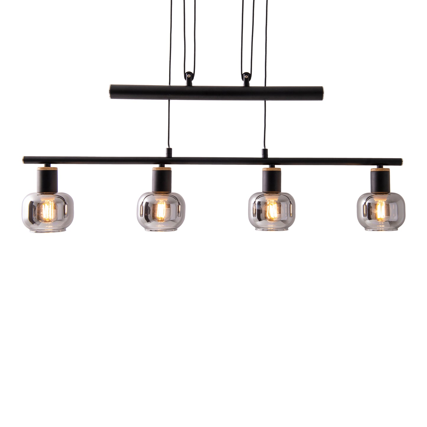 4er Pendelbalkenleuchte "FUMOSO" L: 78cm