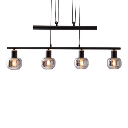 4er Pendelbalkenleuchte "FUMOSO" L: 78cm