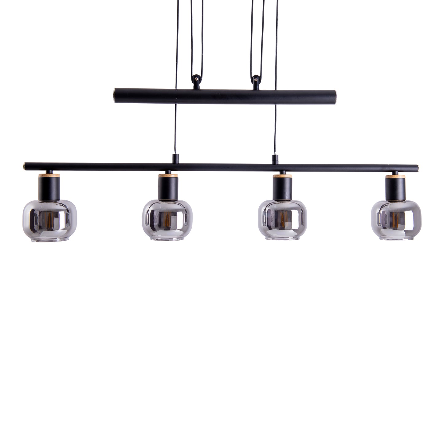 4er Pendelbalkenleuchte "FUMOSO" L: 78cm