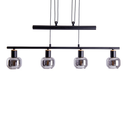 4er Pendelbalkenleuchte "FUMOSO" L: 78cm