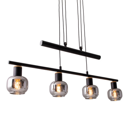 4er Pendelbalkenleuchte "FUMOSO" L: 78cm