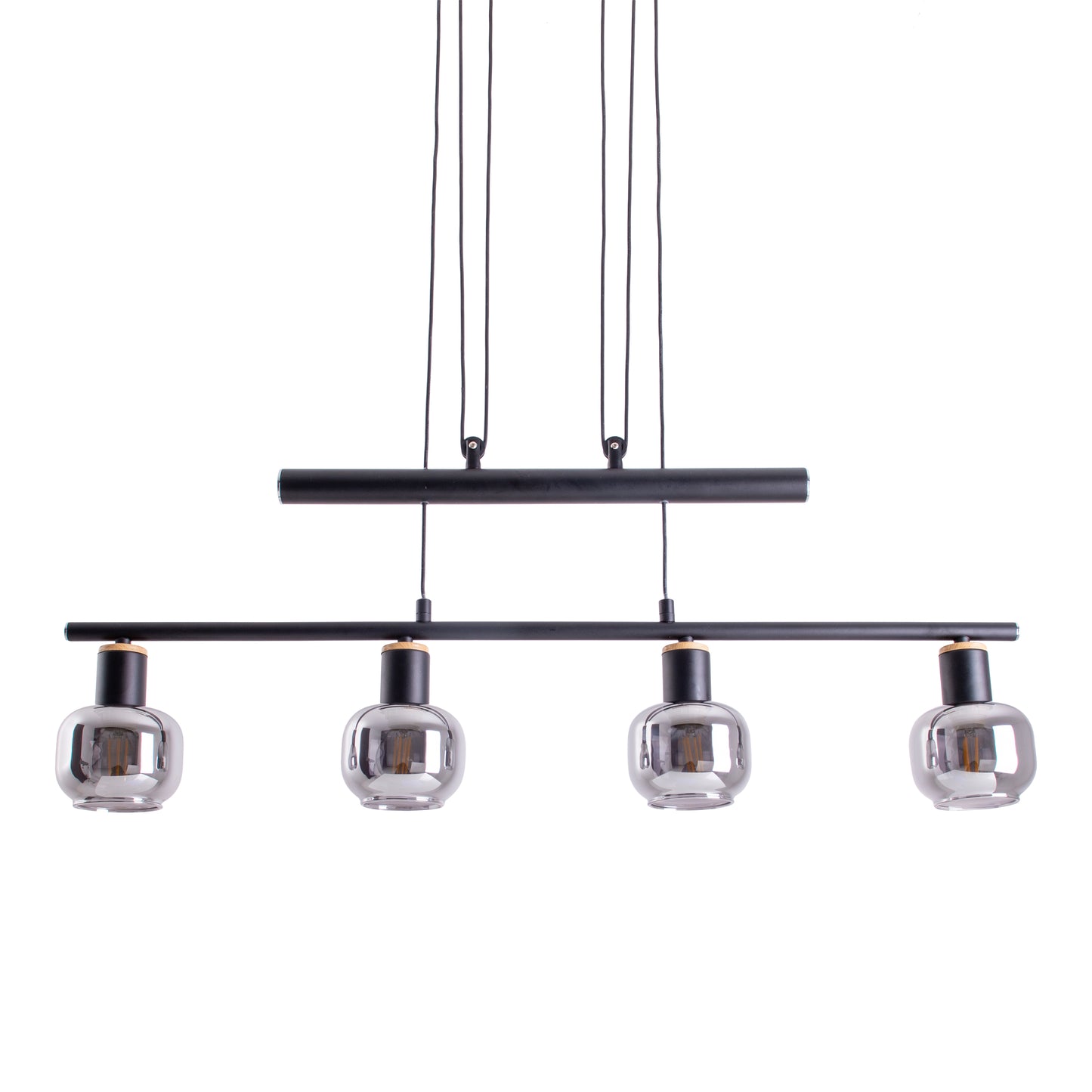 4er Pendelbalkenleuchte "FUMOSO" L: 78cm