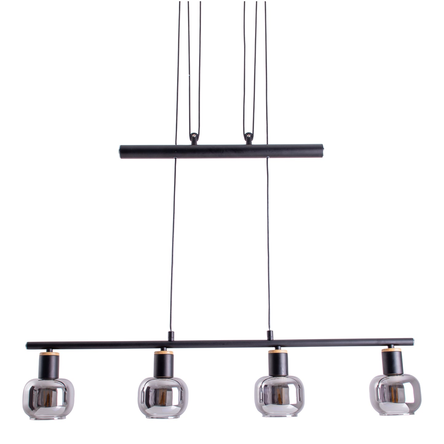 4er Pendelbalkenleuchte "FUMOSO" L: 78cm
