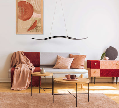 LED Pendelleuchte "ONDA" L: 96cm