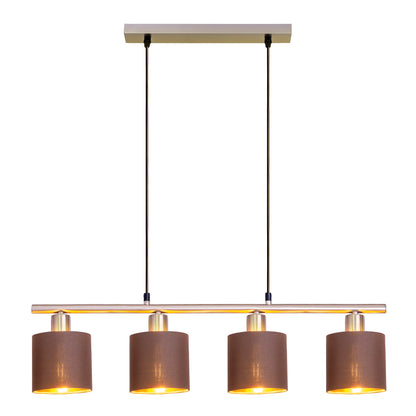 4er Pendelleuchte "MARON" L: 72,4cm