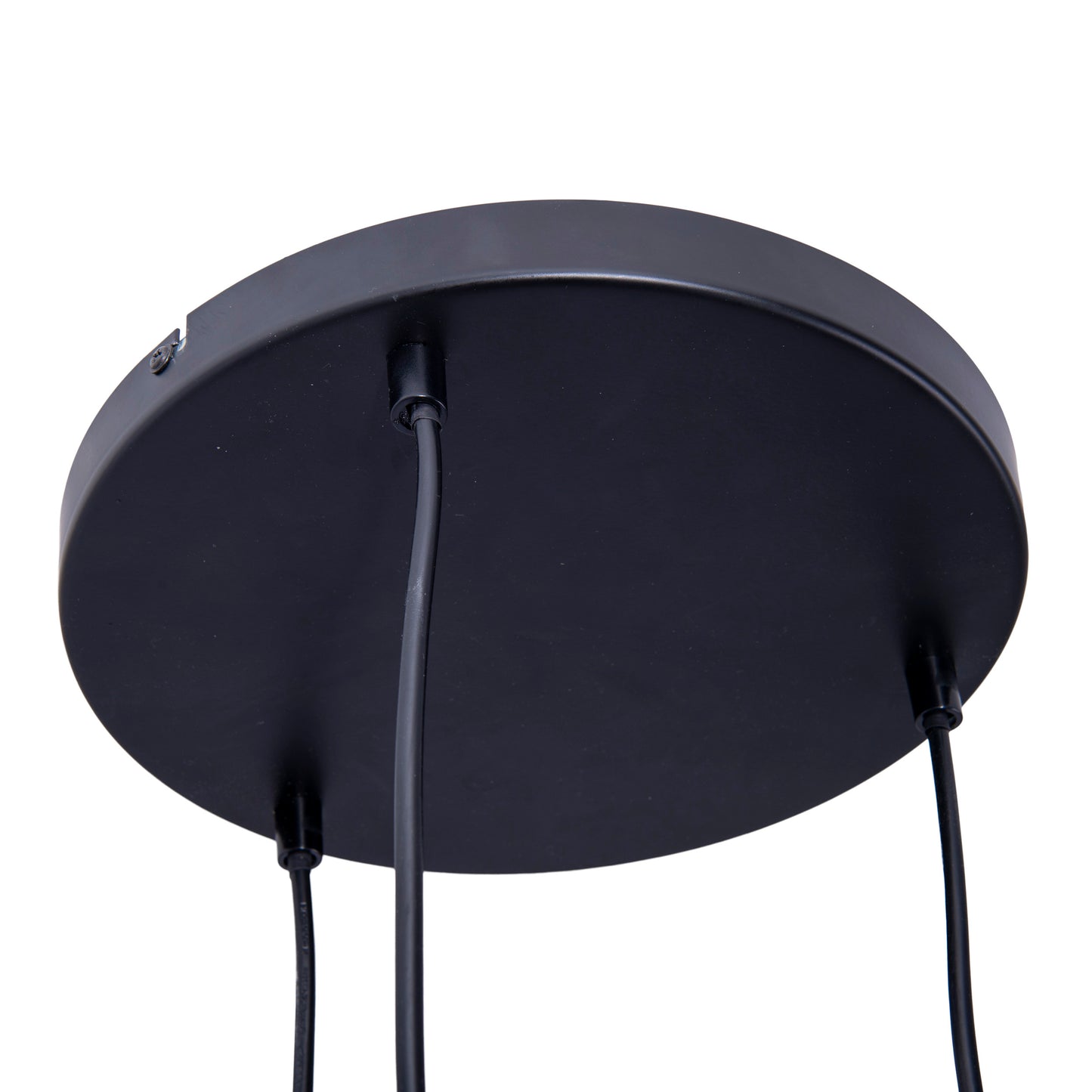 3er Pendelleuchte "CASCO" schwarz/golden