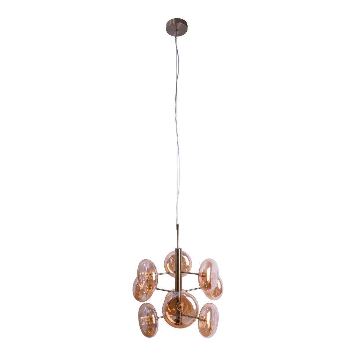 Pendelleuchte "ORION" Ø:  53cm amber