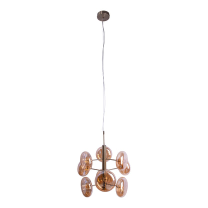 Pendelleuchte "ORION" Ø:  53cm amber