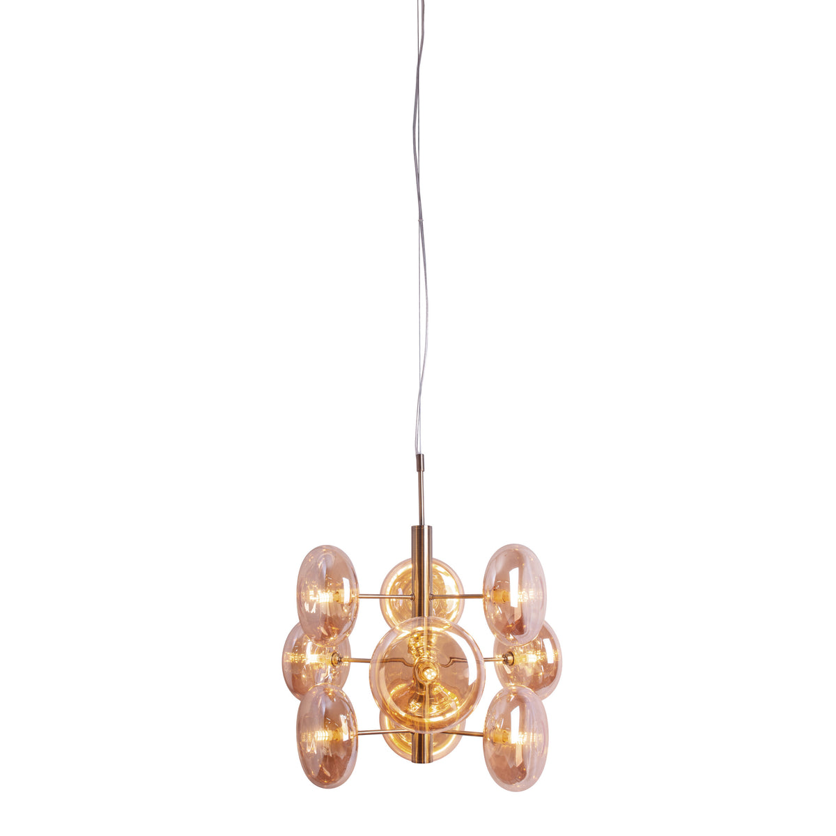 Pendelleuchte "ORION" Ø:  53cm amber