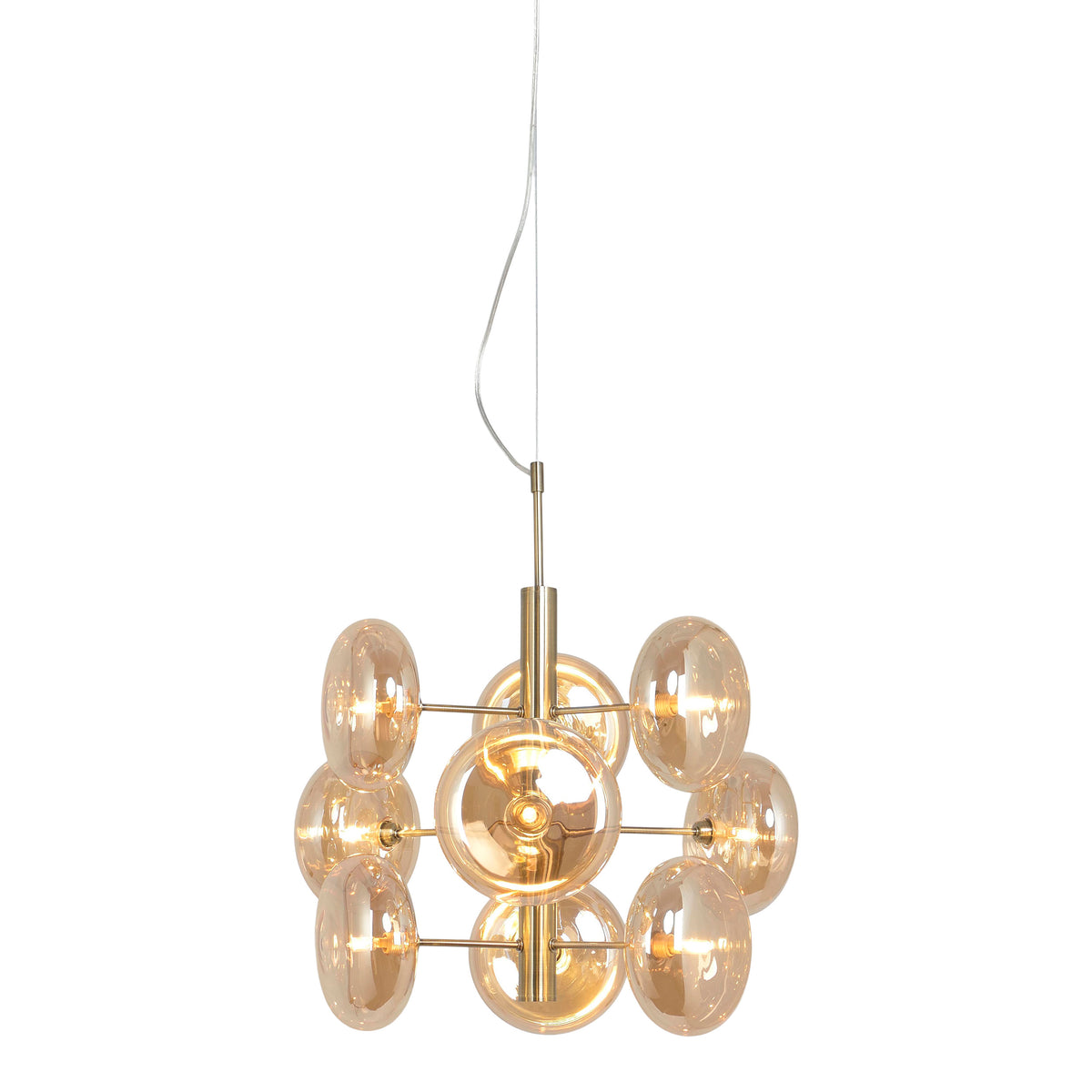 Pendelleuchte "ORION" Ø:  53cm amber