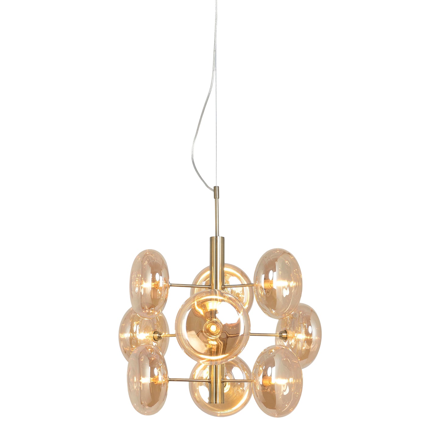 Pendelleuchte "ORION" Ø:  53cm amber