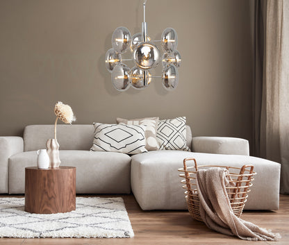 Pendelleuchte "ORION" Ø: 53cm smoky