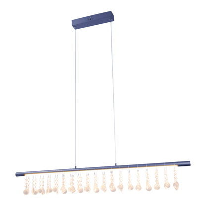 LED Pendelleuchte "NOBILIS" L: 100cm grau