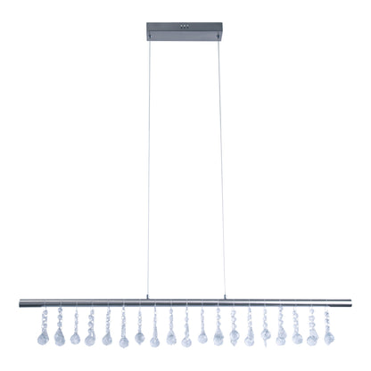 LED Pendelleuchte "NOBILIS" L:  100cm satin-nickel