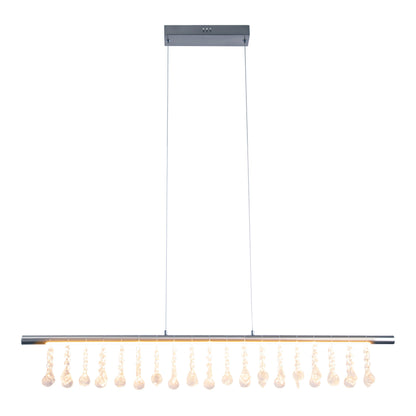 LED Pendelleuchte "NOBILIS" L:  100cm satin-nickel
