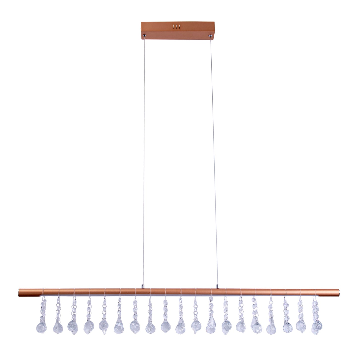 LED Pendelleuchte "NOBILIS" L: 100 cm gold