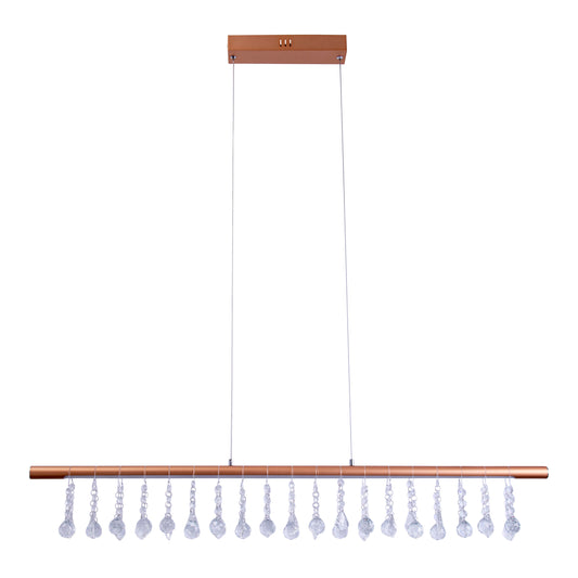 LED Pendelleuchte "NOBILIS" L: 100 cm gold