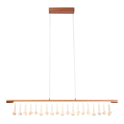 LED Pendelleuchte "NOBILIS" L: 100 cm gold
