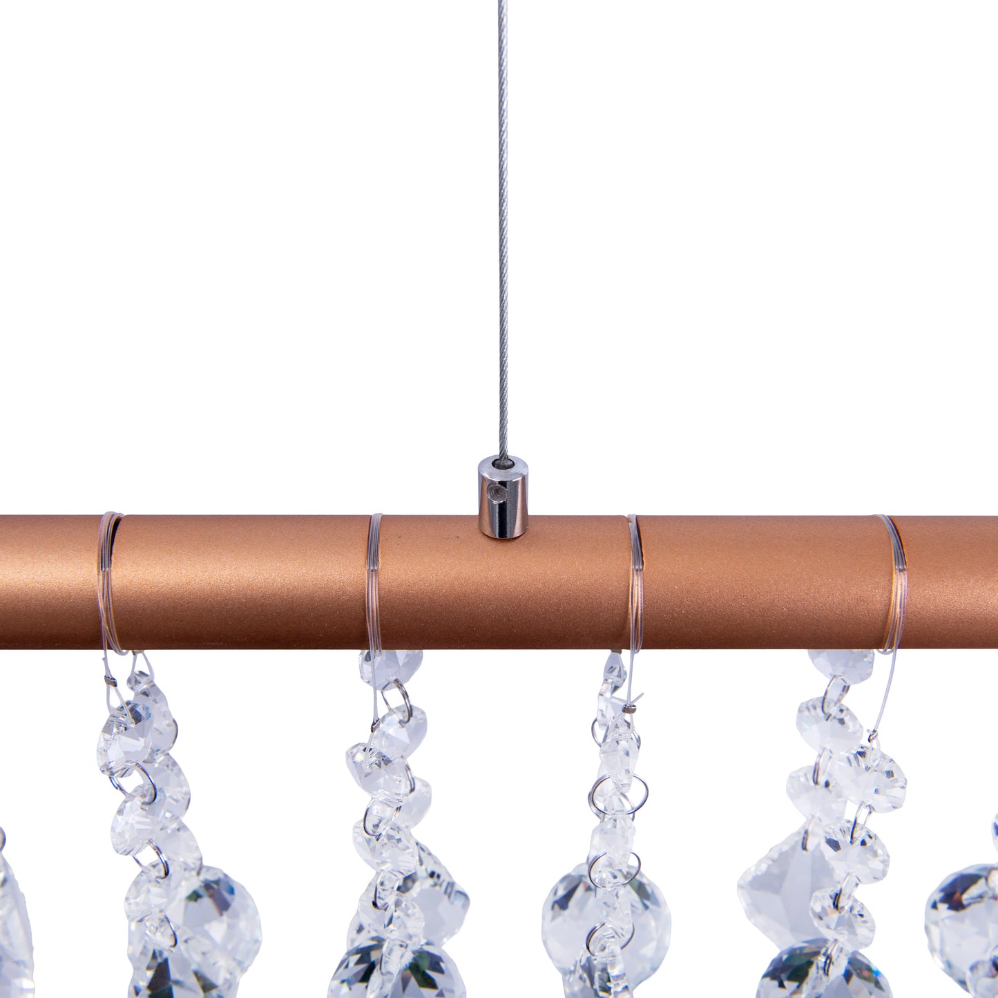 LED Pendelleuchte "NOBILIS" L: 100 cm gold
