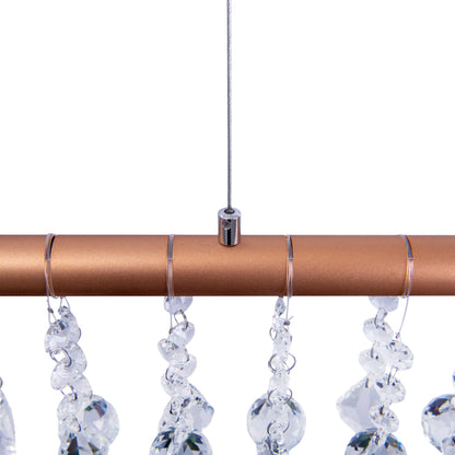 LED Pendelleuchte "NOBILIS" L: 100 cm gold